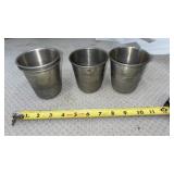 4-Vtg Fine English Pewter "Just A Thimble Full"