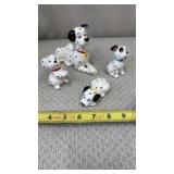 Disney 101 Dalmatians ceramic figurines featuring