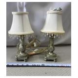 Regency-style table lamps with neoclassical