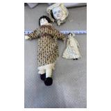 19th Century antique German china head dolls,