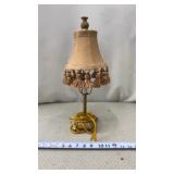 Hollywood Regency Style brass and crystal table