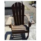 Wooden Adirondack chairs