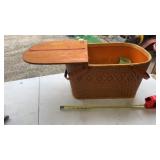 Vtg mid-century picnic set by Colonial Plastics