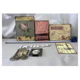 Metal Signs and Picture Frames