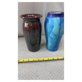 2-ceramic studio art pottery vases