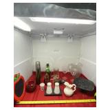 Glass Pitcher, Wine Glasses, Craftsman Thermos