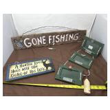 Fishing and Hunting Decor Signs