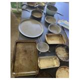 Wear Ever Aluminum Sauce Pan, Cookie Tray, Cake