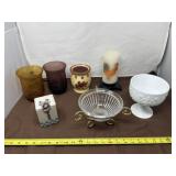 Jeannette Glass Co. serving bowl and More
