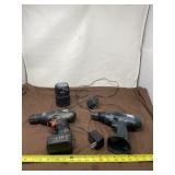 Black & Decker Batter Operated Drills with