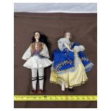 Collectible Dolls in Traditional Greek costumes