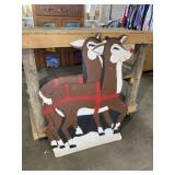Wooden Reindeer Decor.