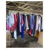 72 inch long Clothing Rack on Wheels