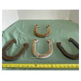 Set of Four Horseshoes.