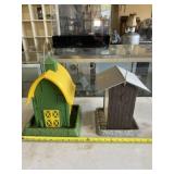 Two Bird Houses.