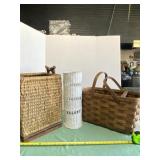 Basket with Handles, Toilet Paper Holder Basket