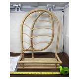 Rattan Leaf Wall Shelf New