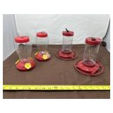 4 Hummingbird Feeders