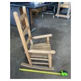Wooden Kids Rocking Chair
