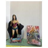 Wonder Woman Figurine and Gi Joe Figurine.