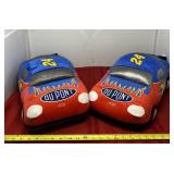 Two Jeff Gordon Plush Pillows.