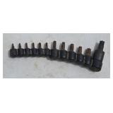 Set of Torxt Sockets