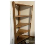 Corner Wood Shelf 31"x 13" x 51"