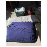 Body Pillows, Tote with Lid and Regular Pillows