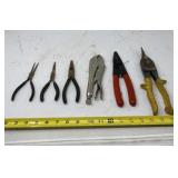 Needle Nose Pliers, Strippers, Cutters and Vice