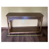 Wood Console Table Unknown Brand 48"X16"X27"