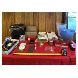 Office Supplies, Trash Cans, Paper Shredder with