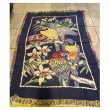 45 x 69 Tropical Jacquard Throw Blanket