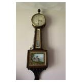 Waterbury Banjo Clock with Key 1920ï¿½s