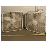 Two Electric Box Fans
