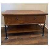 Industrial Style Wood Console Table 39"x 21"x 24"
