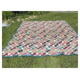 Bow Tie Pattern Quilt 81" x 100"