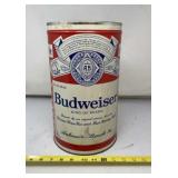 Budweiser Tin Trash Can
