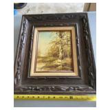 Framed Painting by H. Gailey 16 x 18