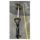 YardWorks Battery Operated 12 inch Trimmer with