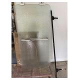 Two Glass Shower Doors Each measures 30 wide x 59