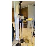 Four Floor Lamps all Working