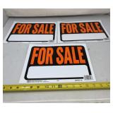 Three New For Sale Signs