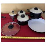 Green Life Pots and Pans with Lid