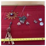 Hanging Wind Chimes and Sun Catchers