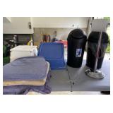 Small Trash Cans, Step Stool, and Toilet Paper