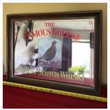 The Famous Grouse Scotch Whiskey Framed Mirror