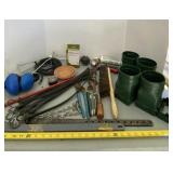 Gutter Ends, Bungee Cords, Garden Staples, Ear