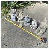 Outdoor Plastic and Resin Yard Decor