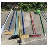 Brooms, Mop, and Duster