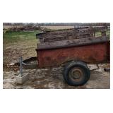 Vintage Flare Truck Bed Trailer - missing